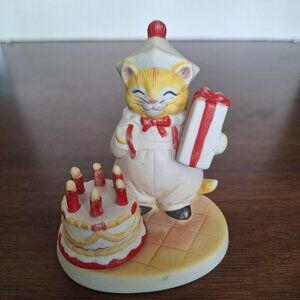 VINTAGE 1985 SCHMID KITTY CUCUMBER J.P. BUSTER 6TH BIRTHDAY FIGURINE #31024